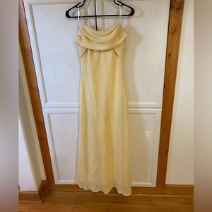 Fair weather yellow bridesmaid / formal dress